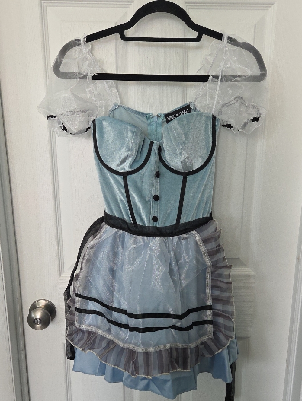 Dolls Kill Looking Glass Girl Alice Costume Dress Apron XS